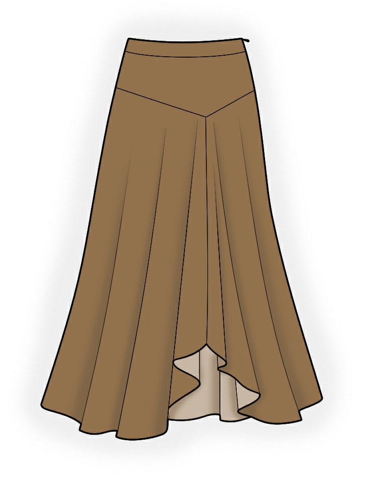 Pattern Long Skirt 27