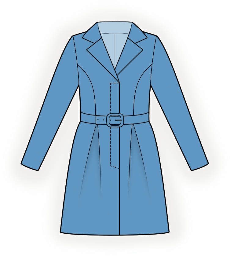 Summer Coat - Sewing Pattern #4359. Made-to-measure sewing pattern from ...
