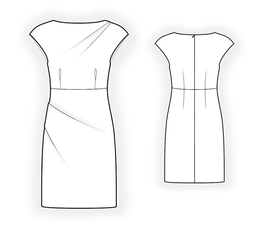 Выкройка белое платье. Моделирование фасонов платья. Моделирование прямого платья. Эскизы платьев. Моделирование цельнокроеного платья.