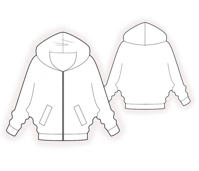 womens hoodie sewing pattern