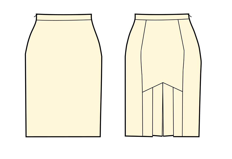Pencil Skirt Template