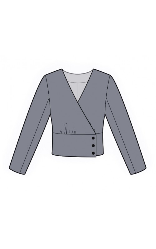 Jacket - Sewing Pattern #2049. Made-to-measure sewing pattern from ...