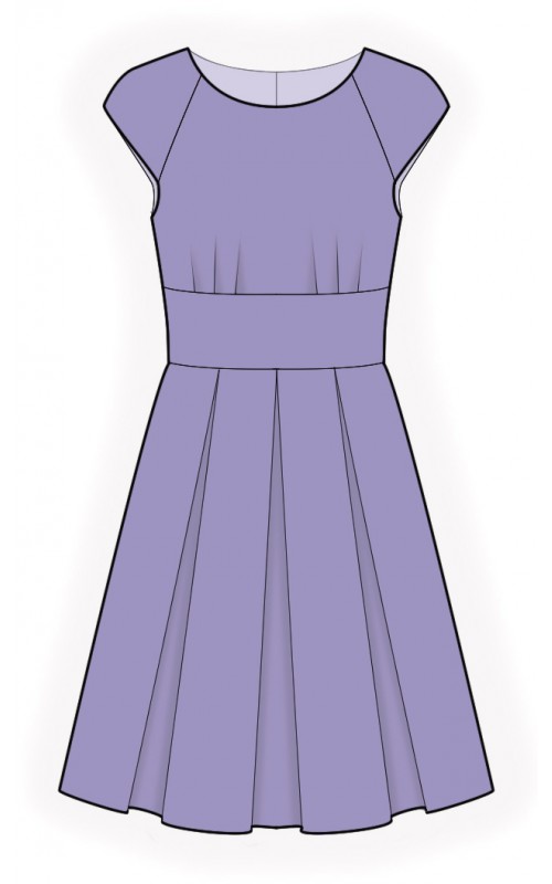 Saima - Grey Ivory Blue Block Printed Box Pleated Long Dress - D398F20 –  InduBindu