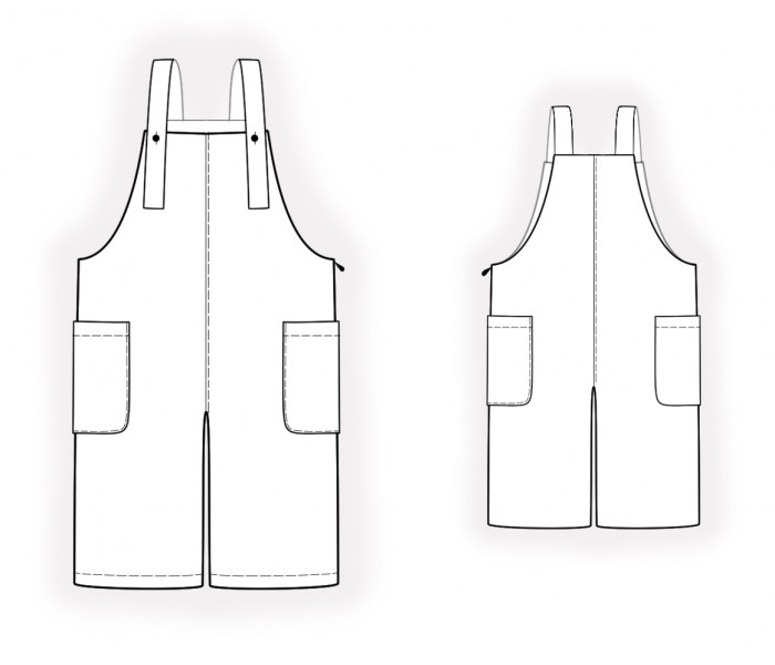 Denim Jumpsuit Sewing Pattern 2312. Madetomeasure sewing pattern