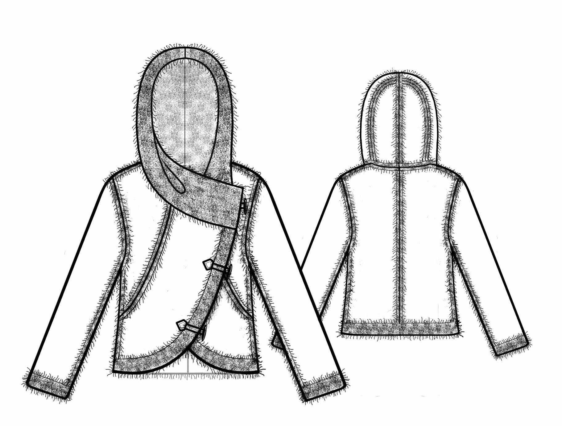 DoubleCloth Jacket Sewing Pattern 5698. Madetomeasure sewing