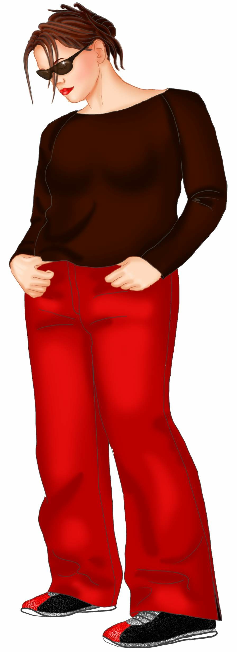 Pants Sewing Pattern 5503. Madetomeasure sewing pattern from