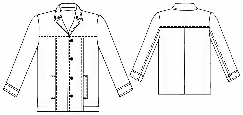 36+ men's leather jacket sewing pattern - DamenCorbijn