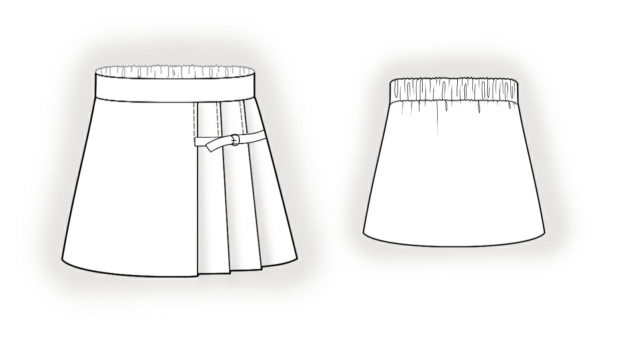 Pleated Skirt Sketch PNG Transparent Images Free Download | Vector Files |  Pngtree