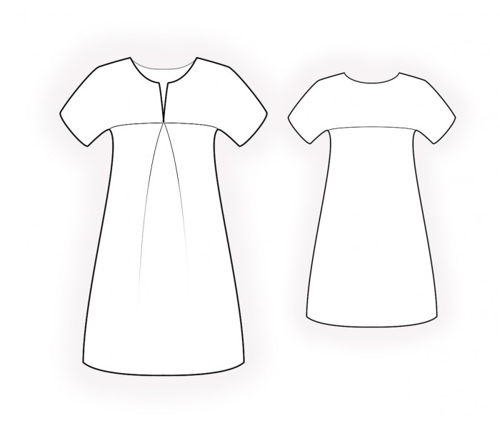 6+ Designs Front Pleat Dress Sewing Pattern - CooperAizaan