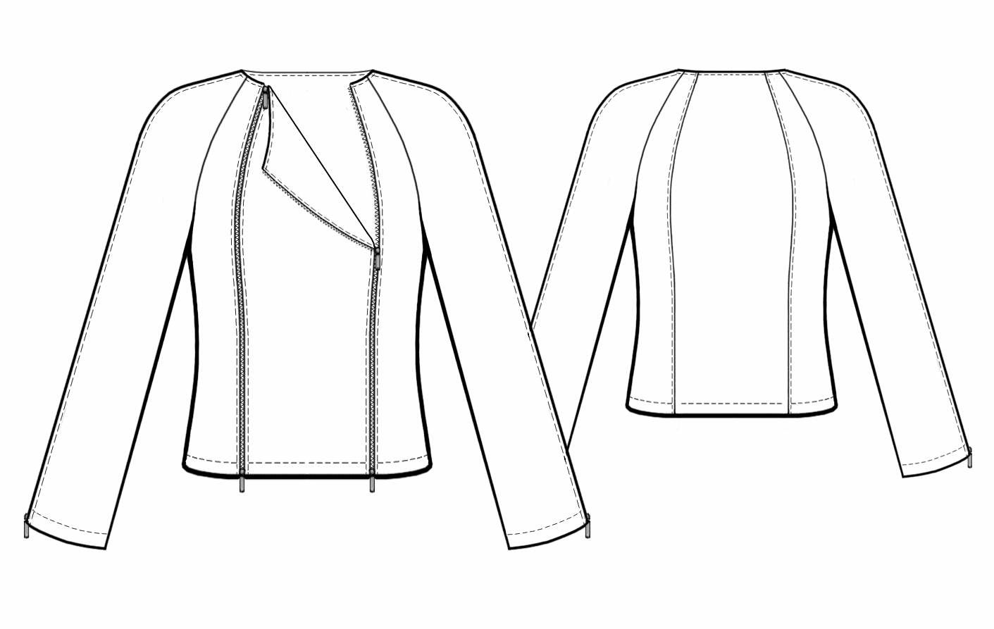 Printable Blazer Sewing Pattern